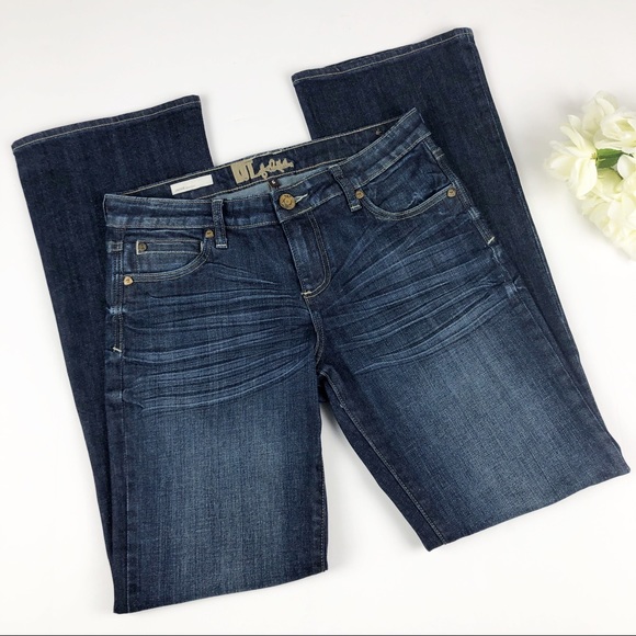 KUT From The Kloth Jackie Bootcut Dark Wash Jeans - Picture 2 of 8